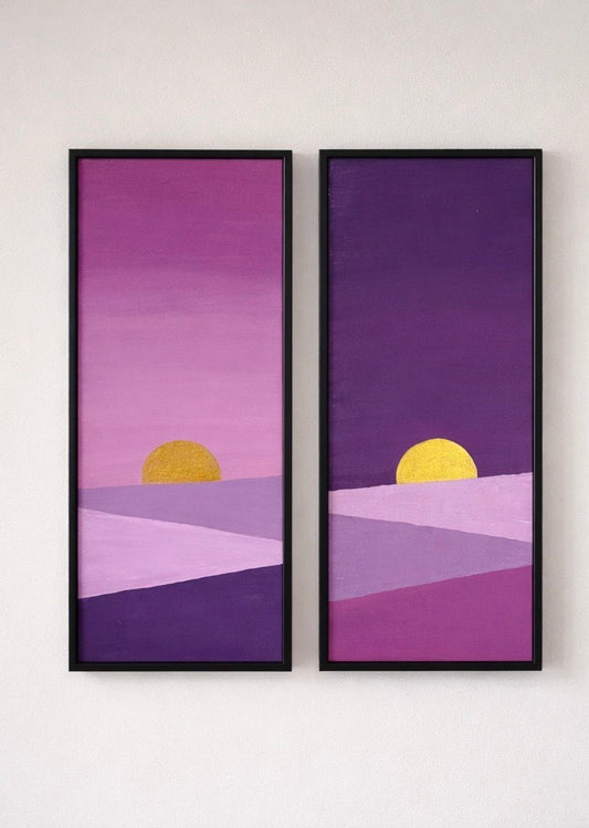 Purple sunrise & sunset