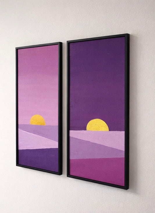 Purple sunrise & sunset